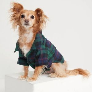 Print Flannel Shirt for Pets